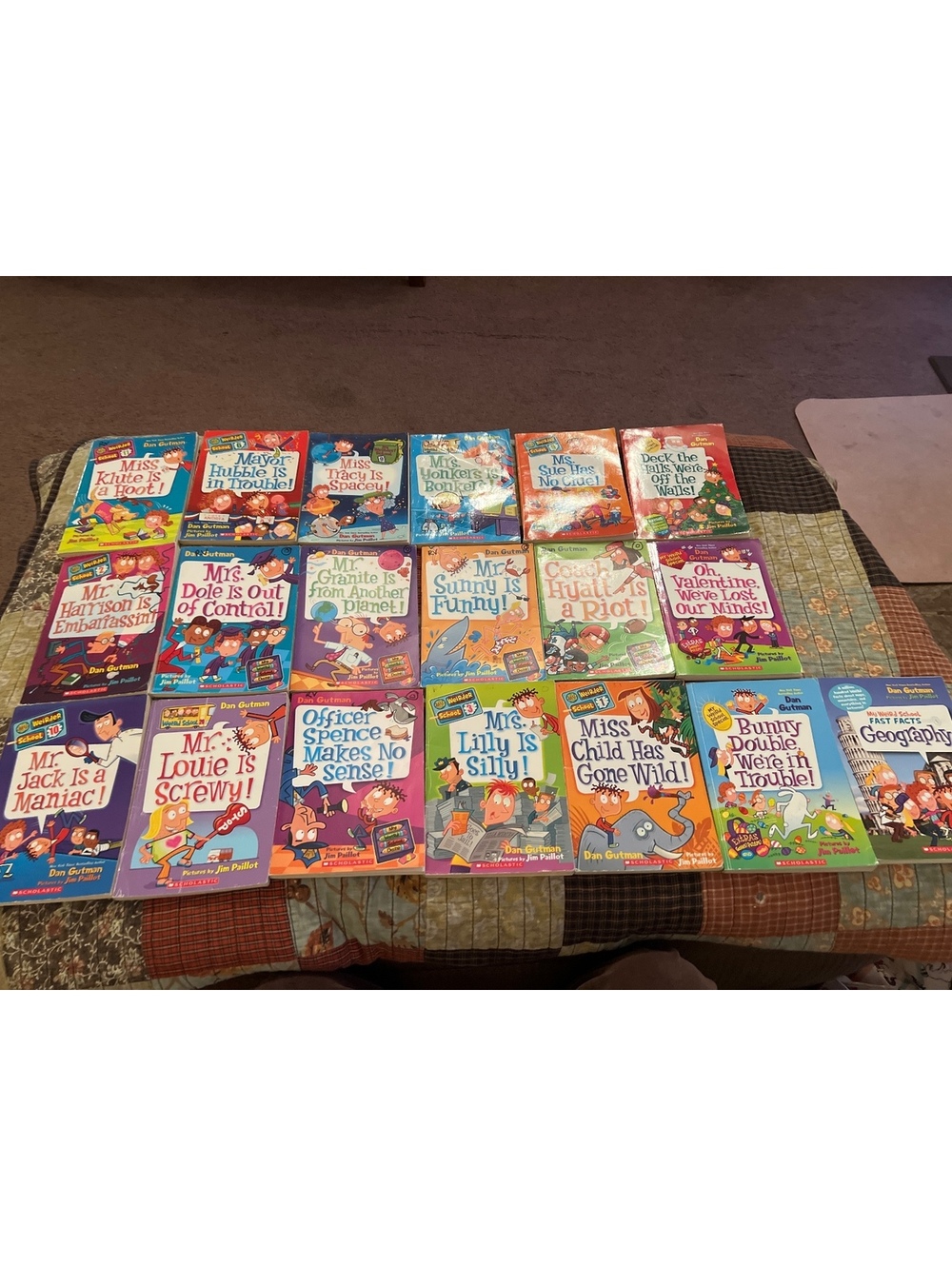 My Weird School Book Set by Dan Gutman - 20 Books Including Fast Facts Geography
